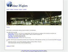 Tablet Screenshot of primewafers.com